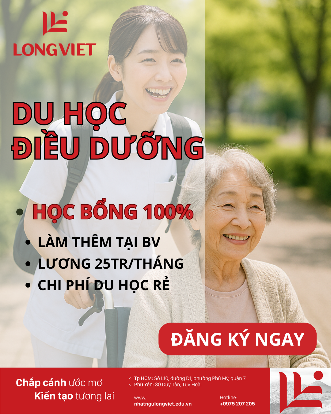 HỌC BỔNG ĐIỀU DƯỠNG – DU HỌC NHẬT BẢN